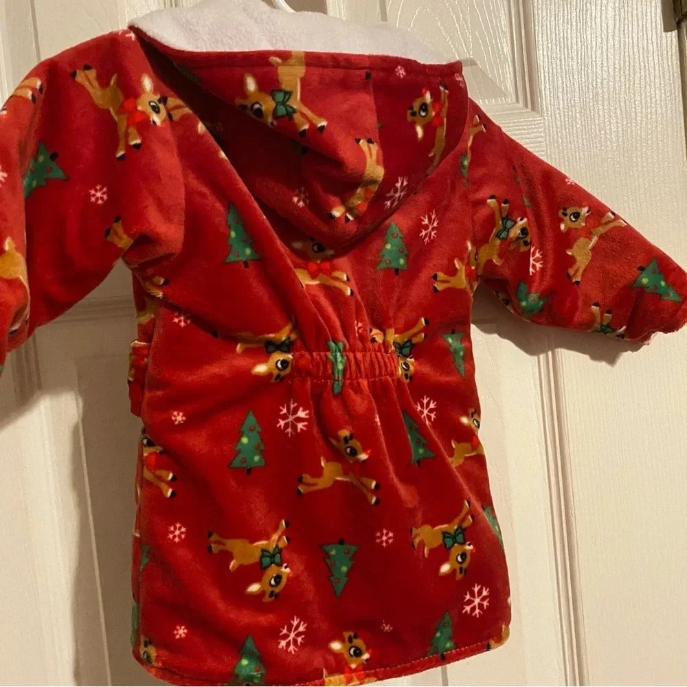 Rudolph the Red Nosed Reindeer Hooded Robe